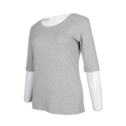 T979 Making women's wear flower gray T-shirt with five sleeves, special store flower gray annual quarterly budget supplies. T979 Making women's wear flower gray T-shirt with five sleeves, special store flower gray annual quarterly budget supplies.